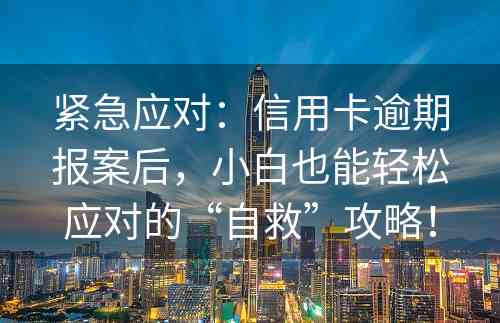 紧急应对：信用卡逾期报案后，小白也能轻松应对的“自救”攻略！