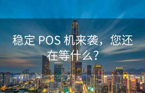 稳定 POS 机来袭，您还在等什么？